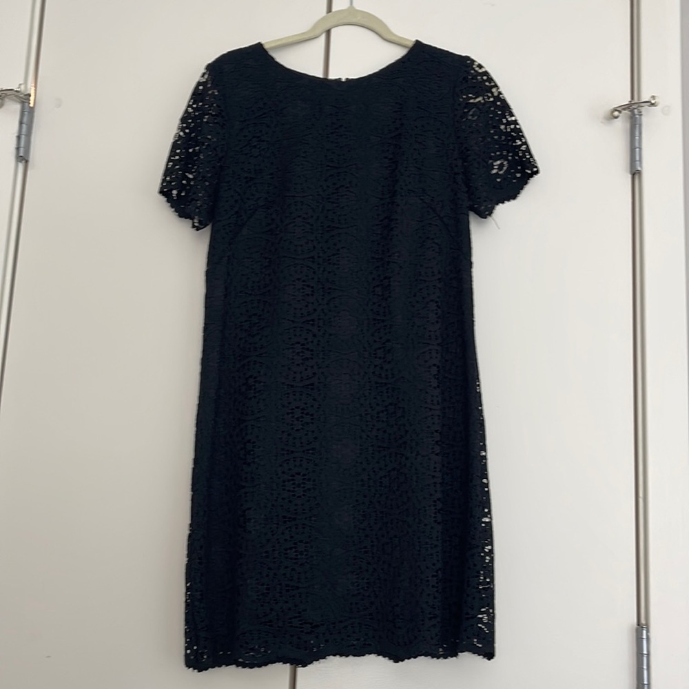 Ann Taylor Black Lace Shift Dress | Size 6